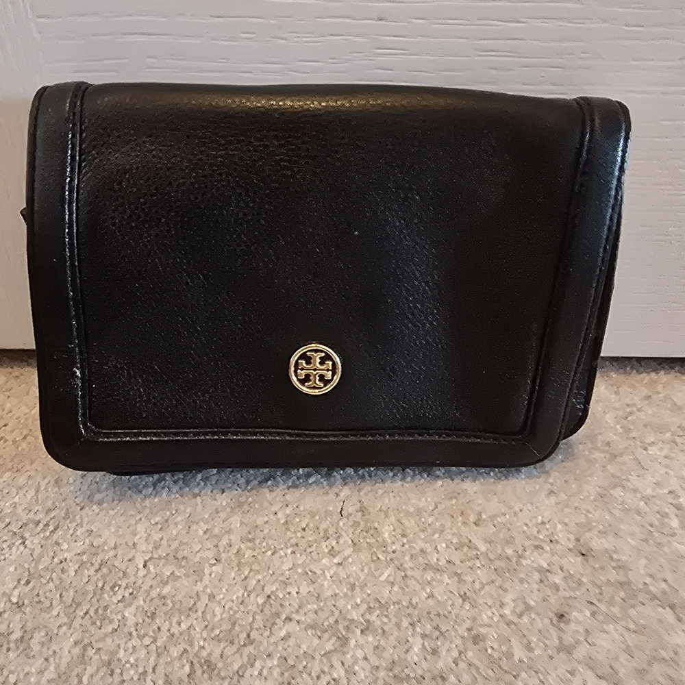 Tory Burch Black Leather Men's Bag